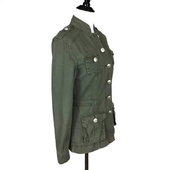 ❌SOLD❌Forever21 Army Green Military Utility Jacket - Picture 3 of 8